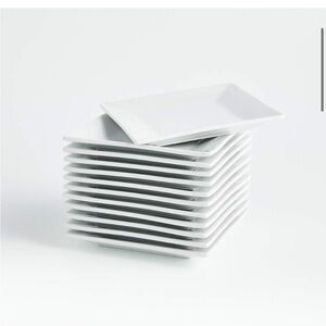 Crate&Barrel White Dinnerware Set